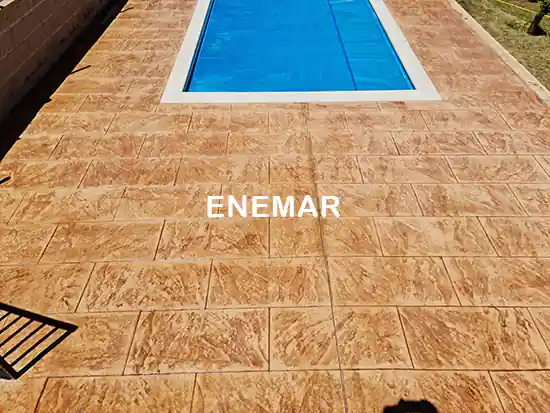 Instaladores de hormigón impreso en Alovera