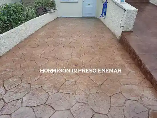 Instaladores de hormigón impreso en Pastrana