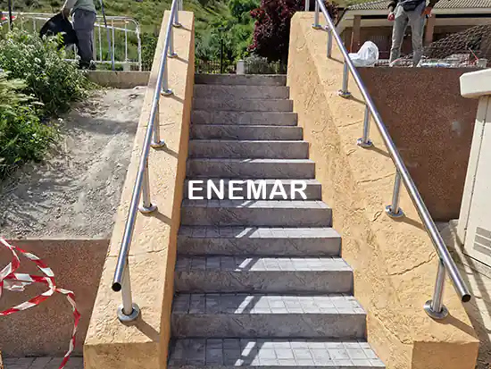 Empresa hormigón impreso vertical Guadalajara